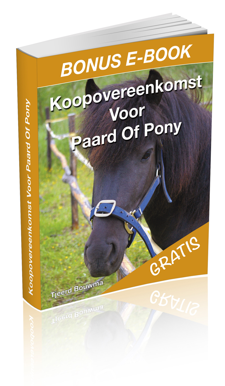 Koopovereenkomst voor een paard of pony